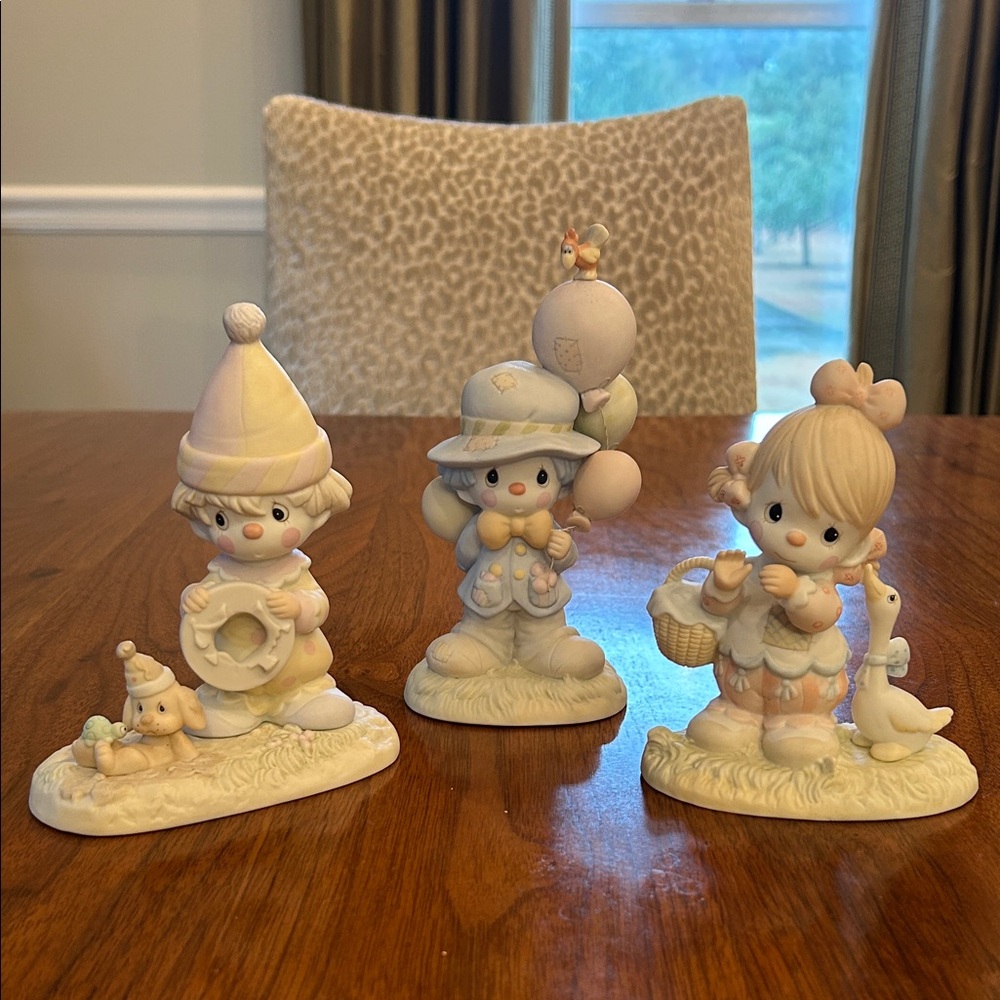 Precious Moments Clown Figurines